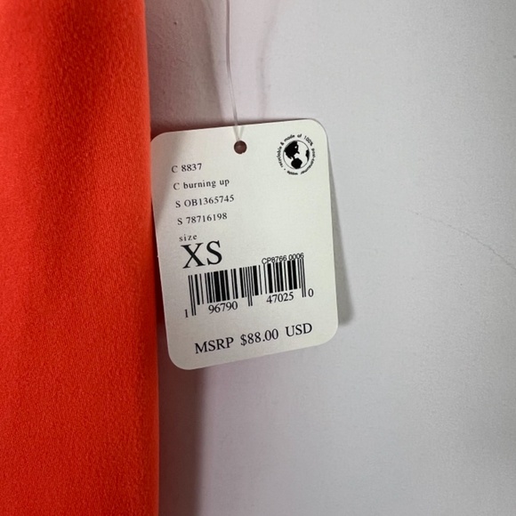 FP Movement By Free People Burning Up Orange High Rise Ankle Breathe Leggings - Picture 7 of 11